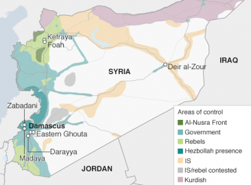cartina siria