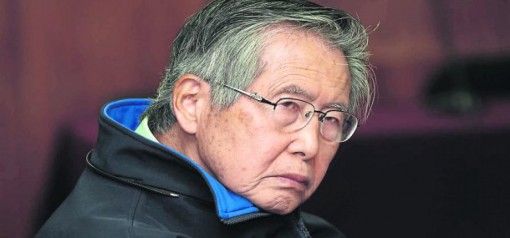L'ex presidente Alberto Fujimori, ora in carcere per corruzione e torture