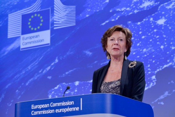 L'ex commissaria europea alla concorrenza Neelie Kroes