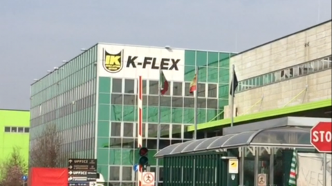 Lo stabilimento K-Flex di Roncello (MB)