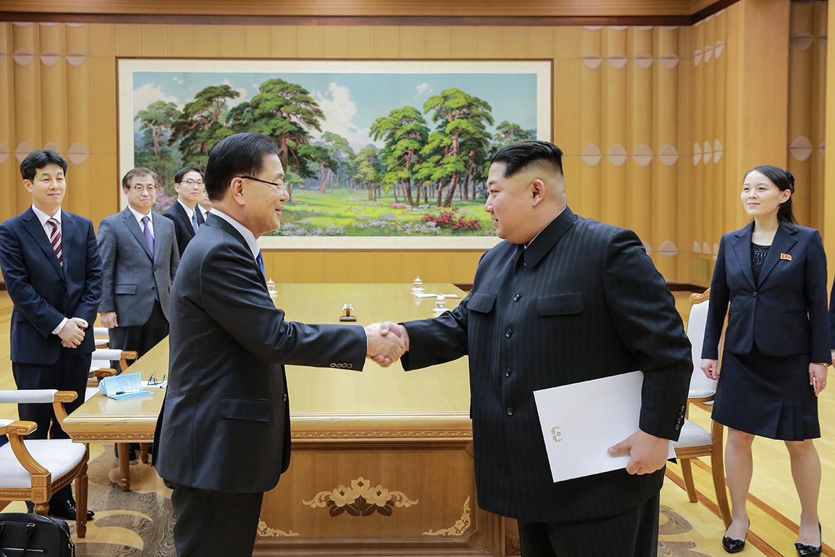 Kim Jong-Un in Corea Del Sud