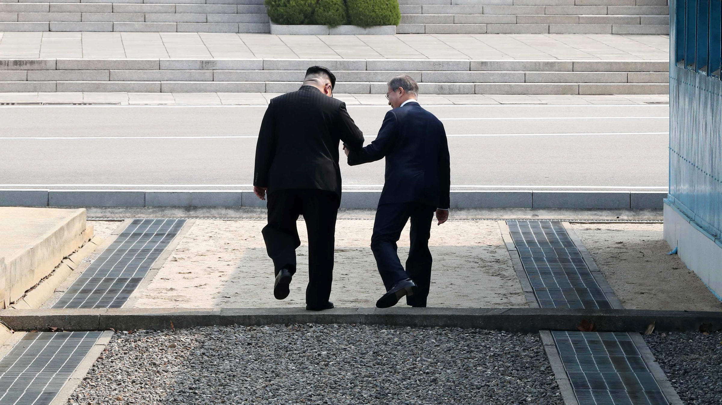 L'incontro tra Moon Jae-in e Kim Jong-un