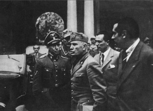 Benito Mussolini, 25 aprile