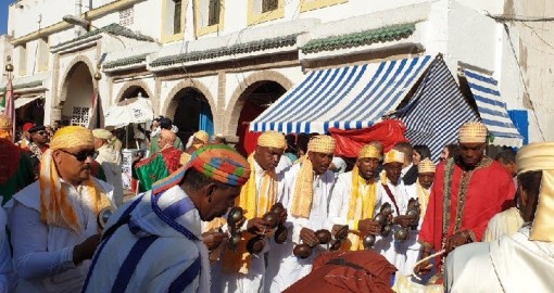 Gruppo gnaoua al Festival di Musica di Essaouira