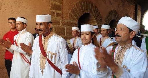 Un gruppo berbero al Festival di Essaouira